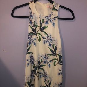 Silky flowered dress
